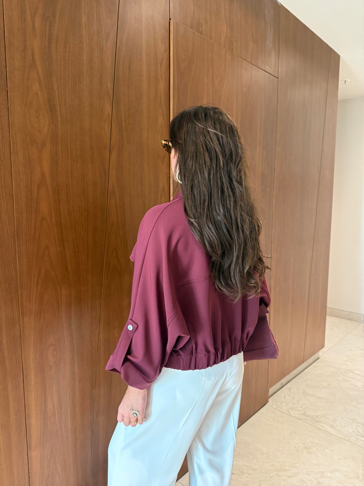 Maroon Light Jacket