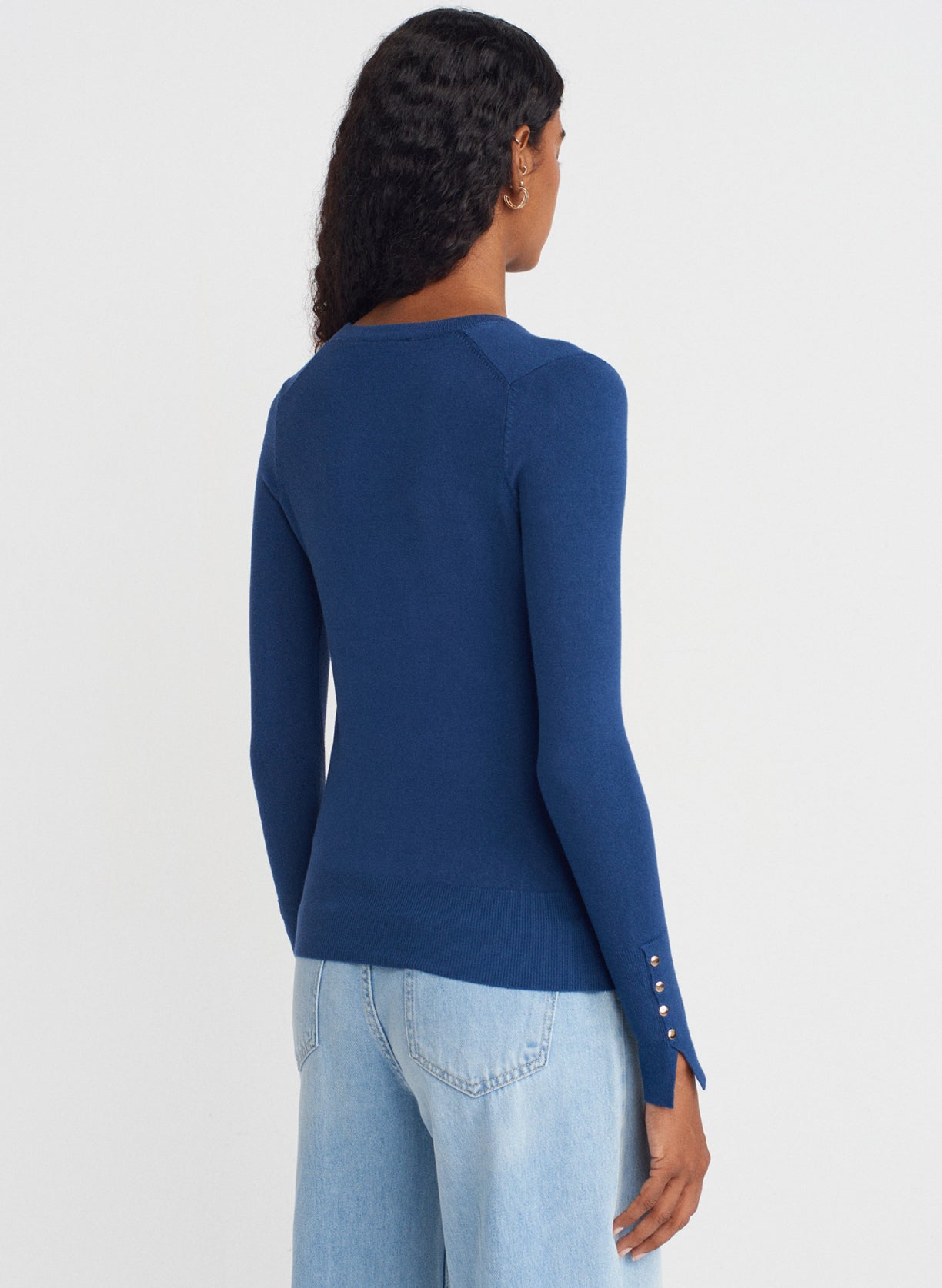 Knitted round Neck Pullover