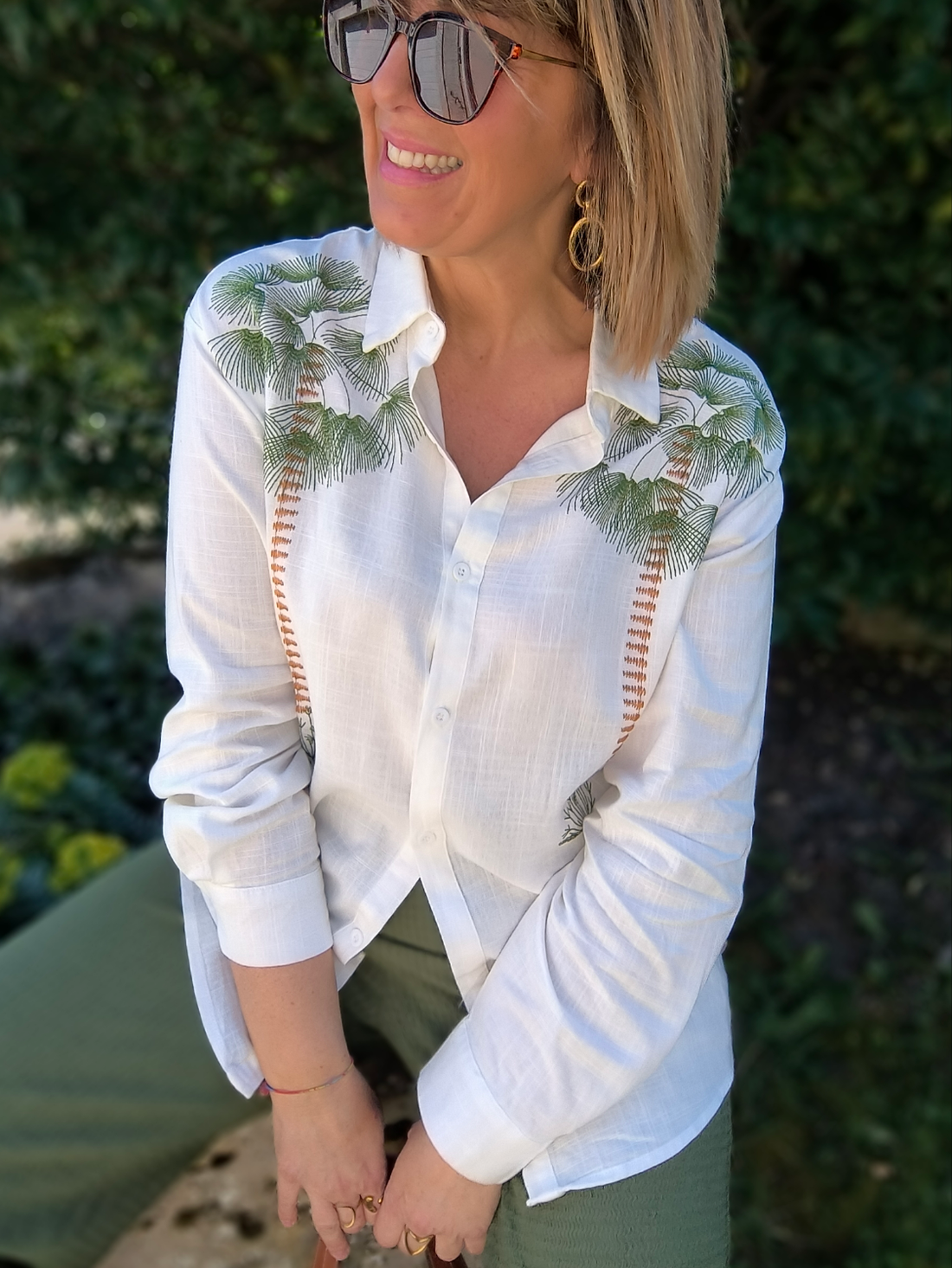 Embroidered Shirt Set