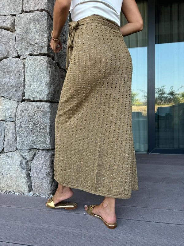 Gold Wrapped Skirt