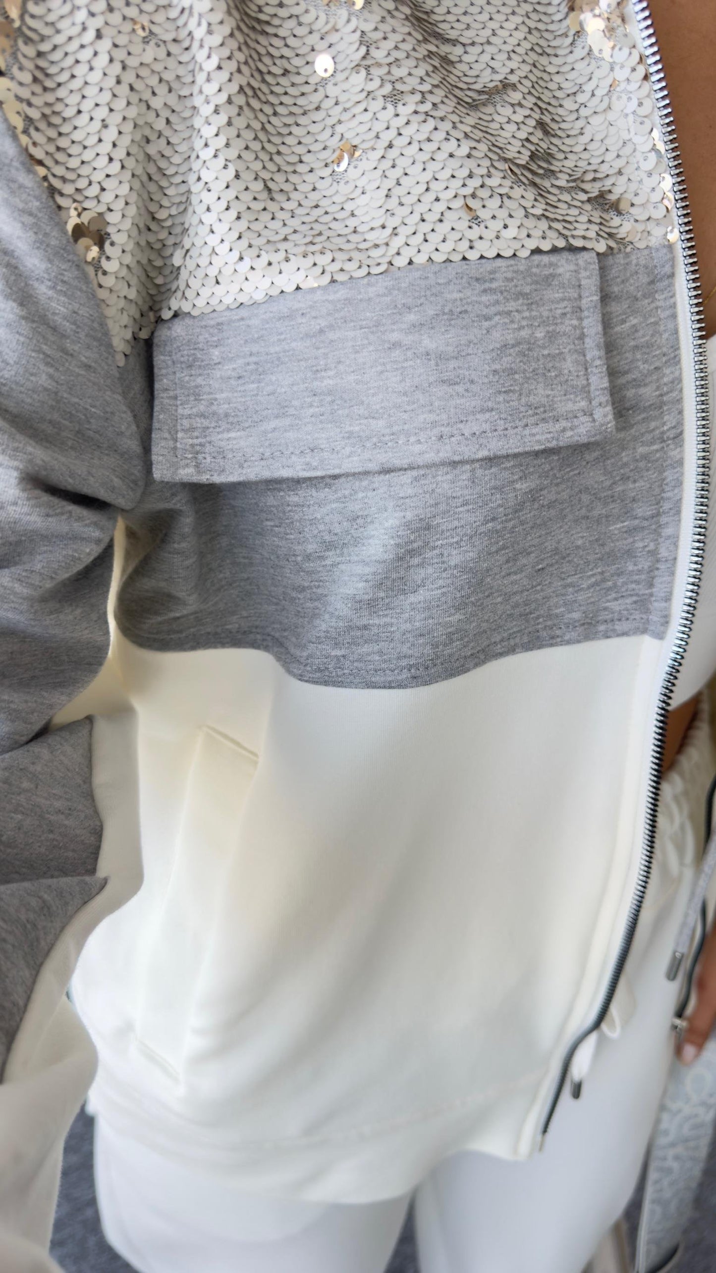 Orj Model Sequined Sweatshirt