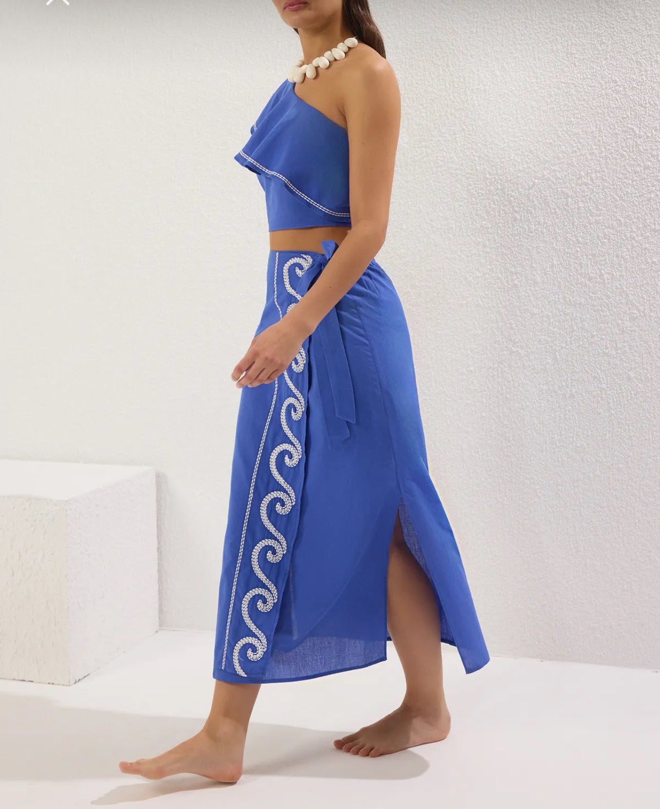 Summer beach Skirt Set