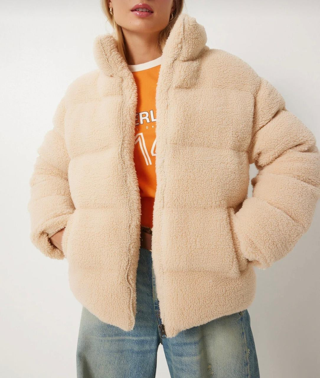 Teddy Beige Jacket