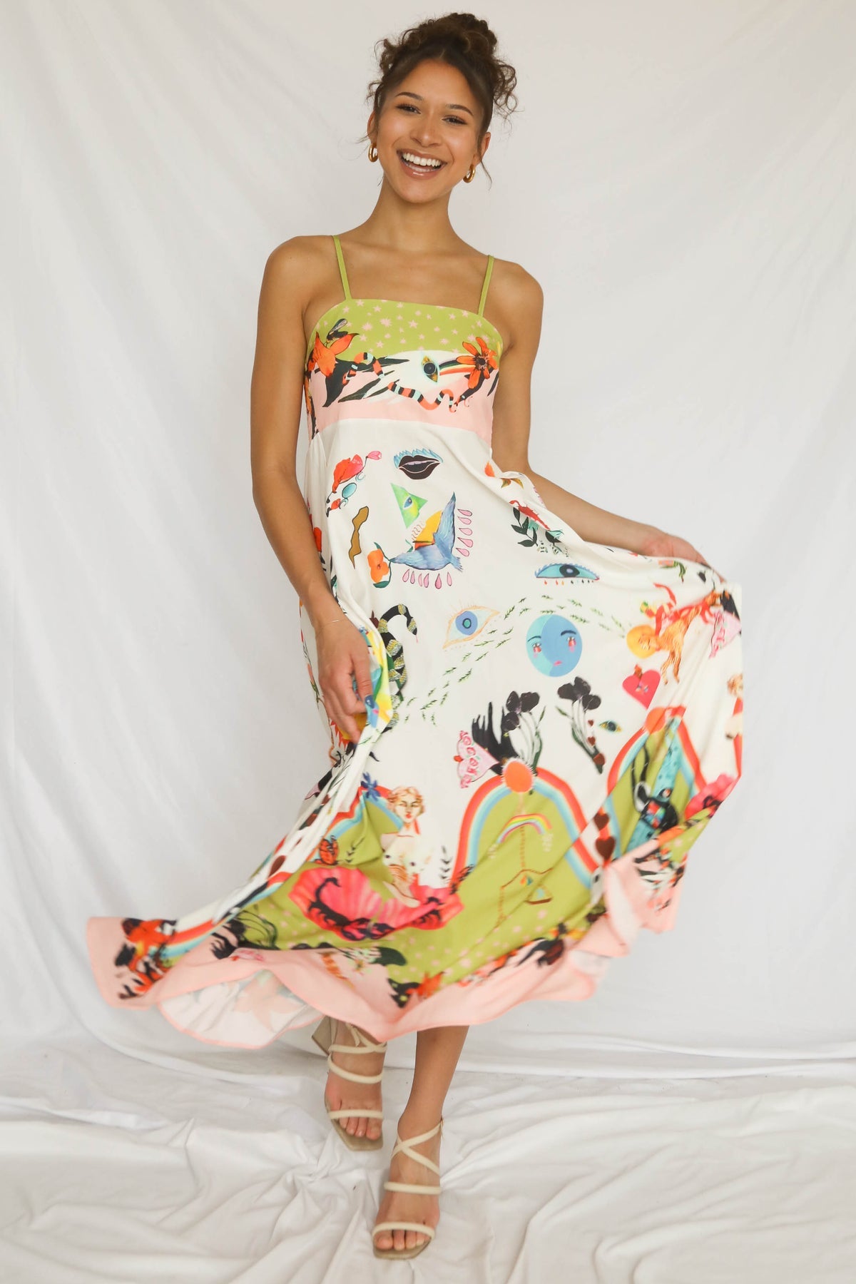 Summer Printed Maxi Dress
