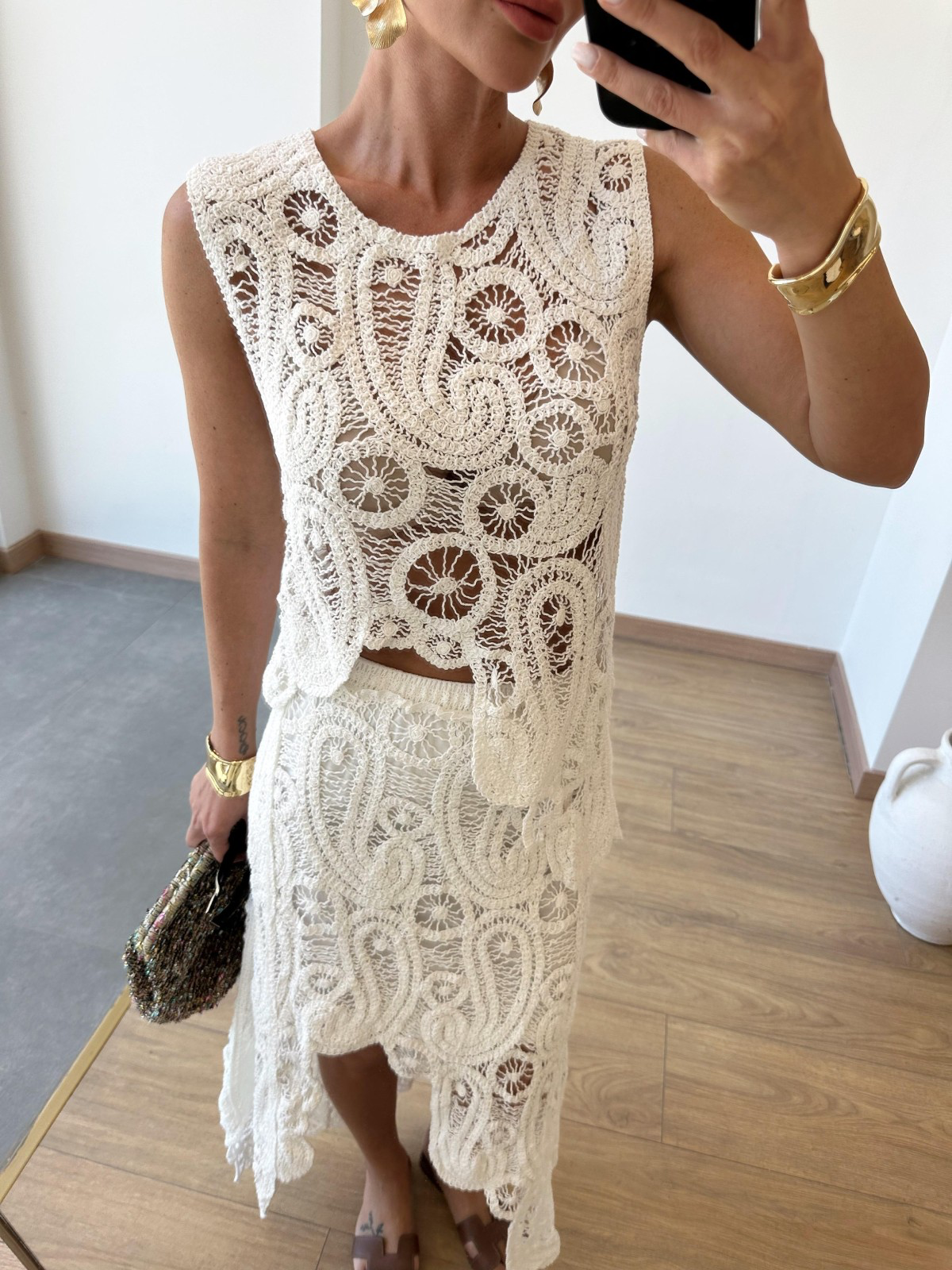 Crochet White Set