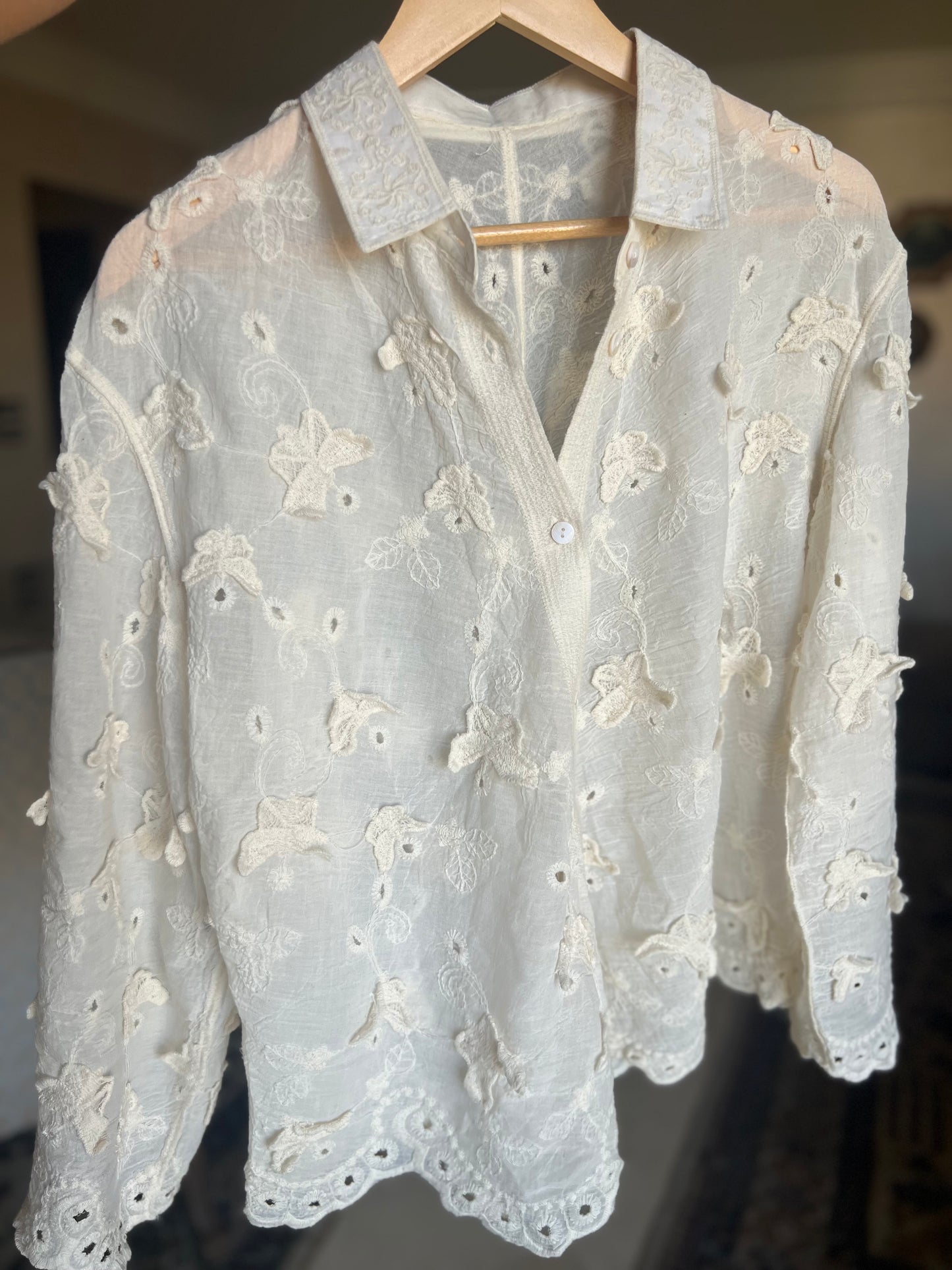 Butterfly Beige Shirt