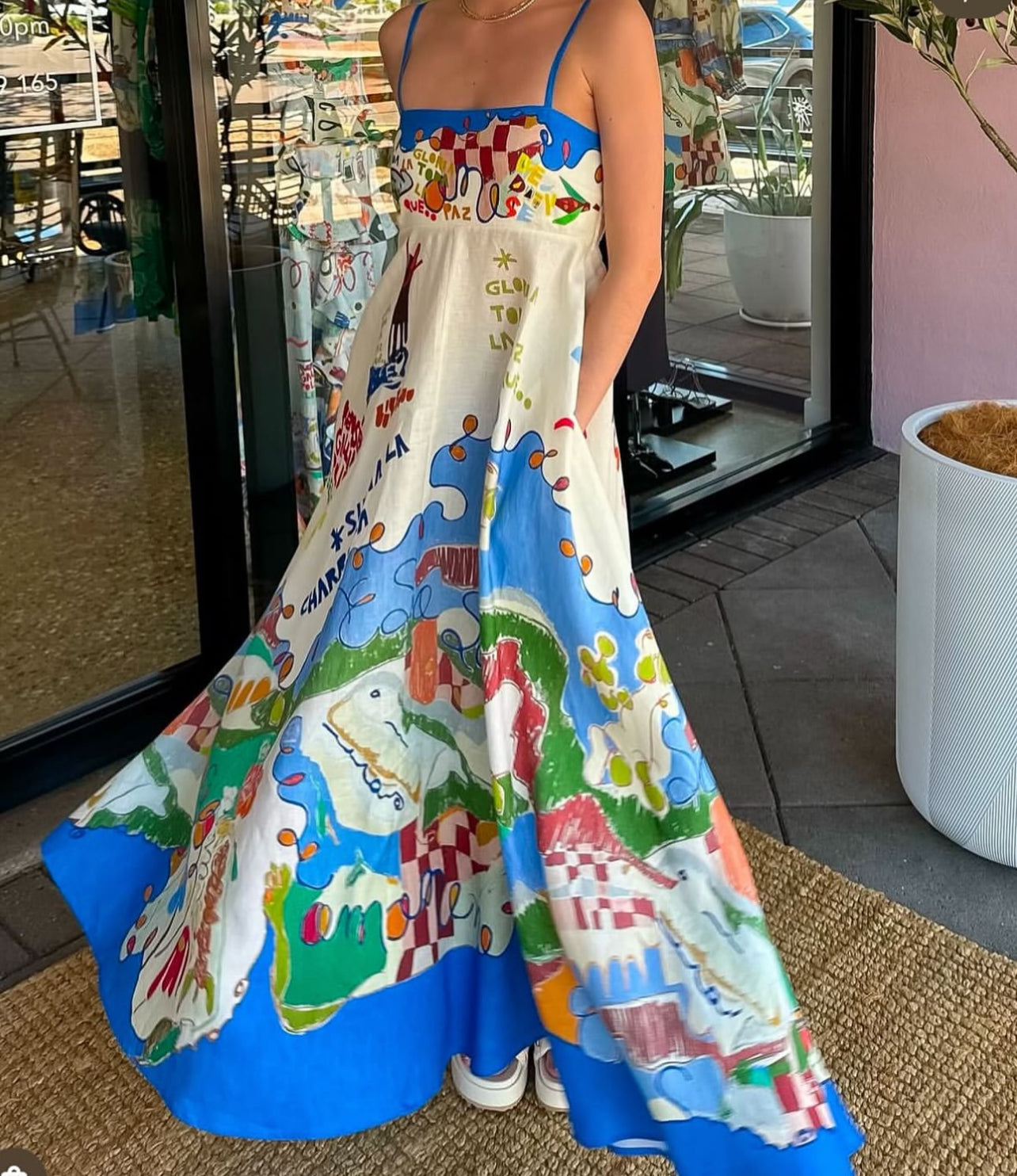 Summer Printed Maxi Dress