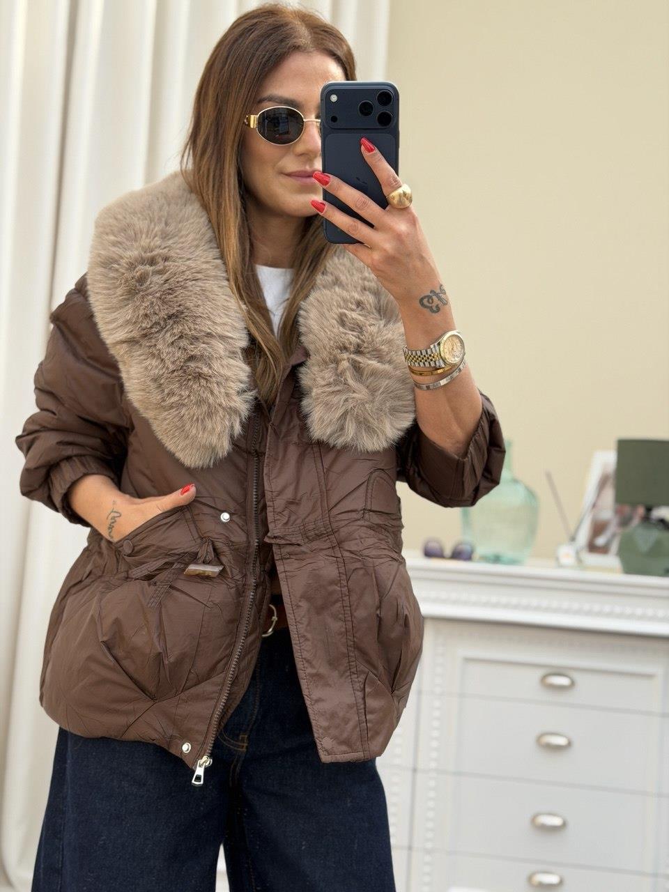 Waterproof Fur neck Jacket