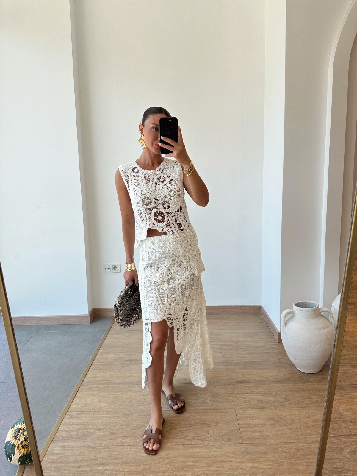 Crochet White Set