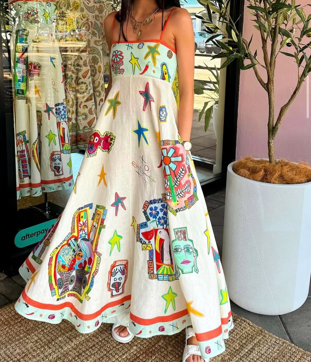 Summer Printed Maxi Dress