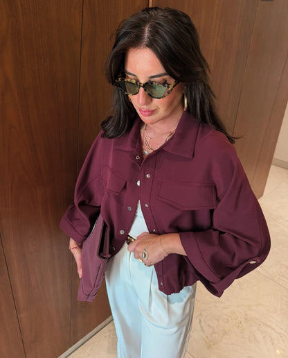 Maroon Light Jacket