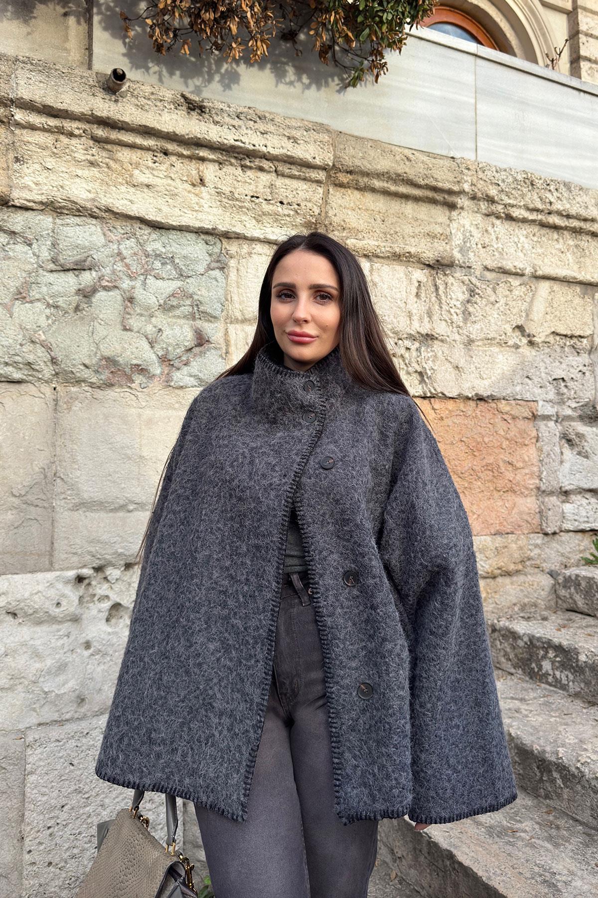 Dark Grey Wool Jacket