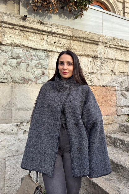 Dark Grey Wool Jacket