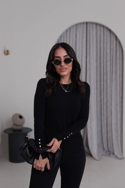 Knitted round Neck Pullover