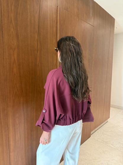 Maroon Light Jacket