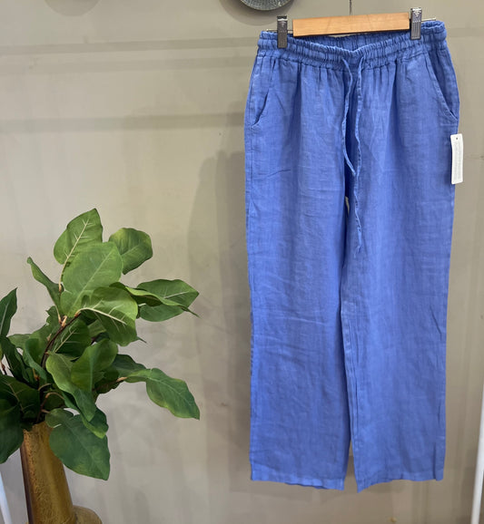 Italian 🇮🇹 Linen periwinkle blue Pants