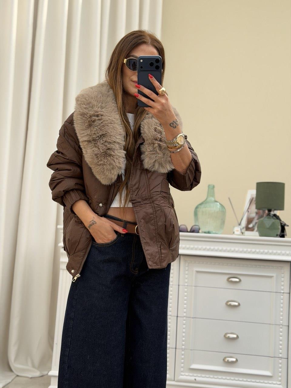 Waterproof Fur neck Jacket