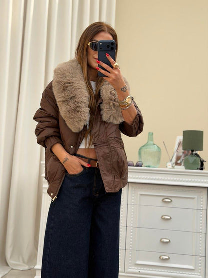 Waterproof Fur neck Jacket