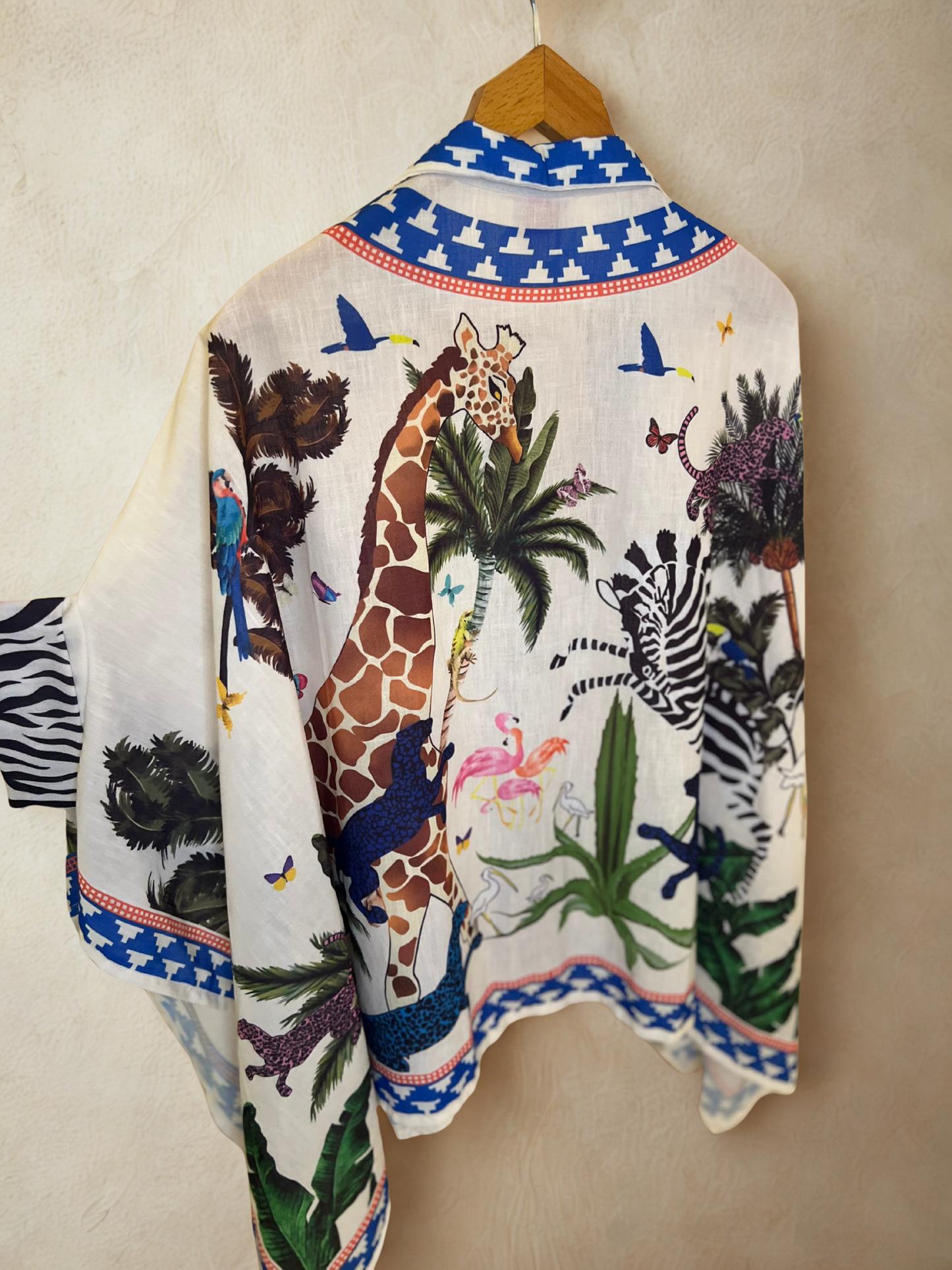 Italian 🇮🇹 Animal Prints oversized Colorful Shirt