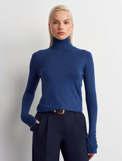 Knitted High Neck Pullover
