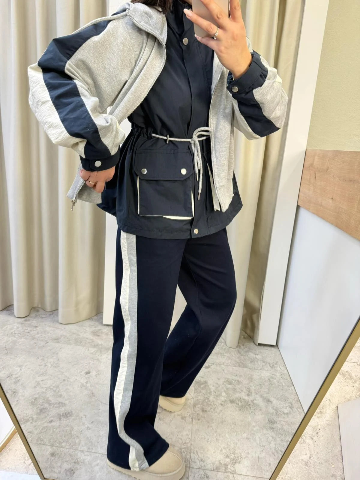 Navy /Gray Tracksuit