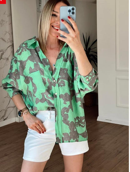 Green Oversized Shirt