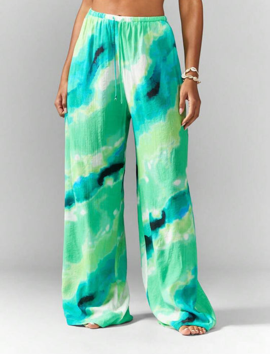 Colorful Wide Leg Pants