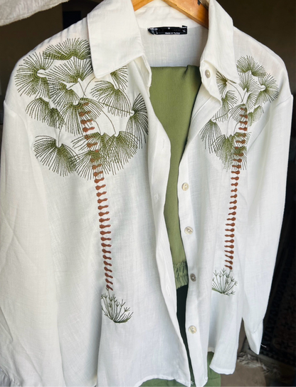 Embroidered Shirt Set