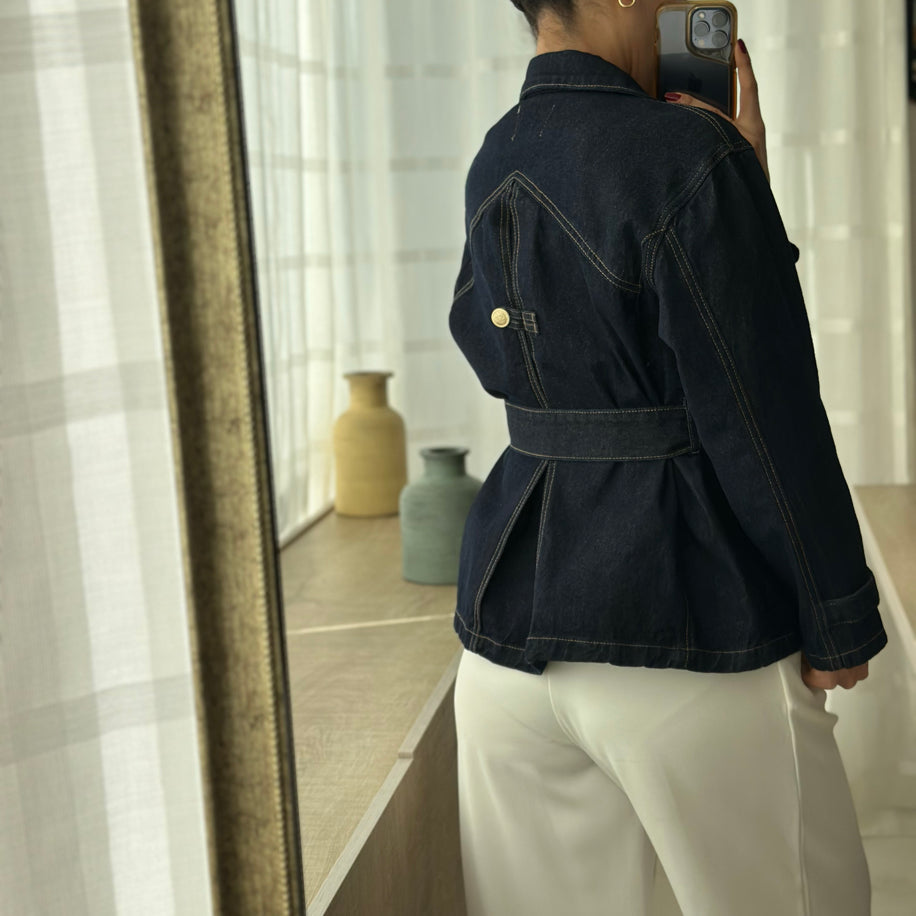 Denim Gold button Jacket