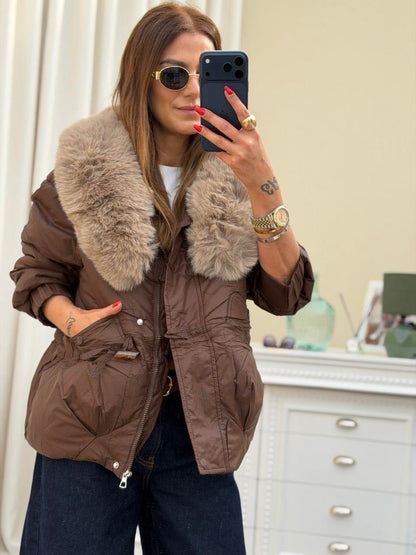 Waterproof Fur neck Jacket