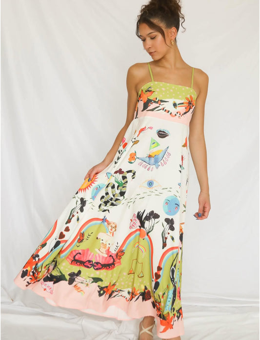 Summer Printed Maxi Dress