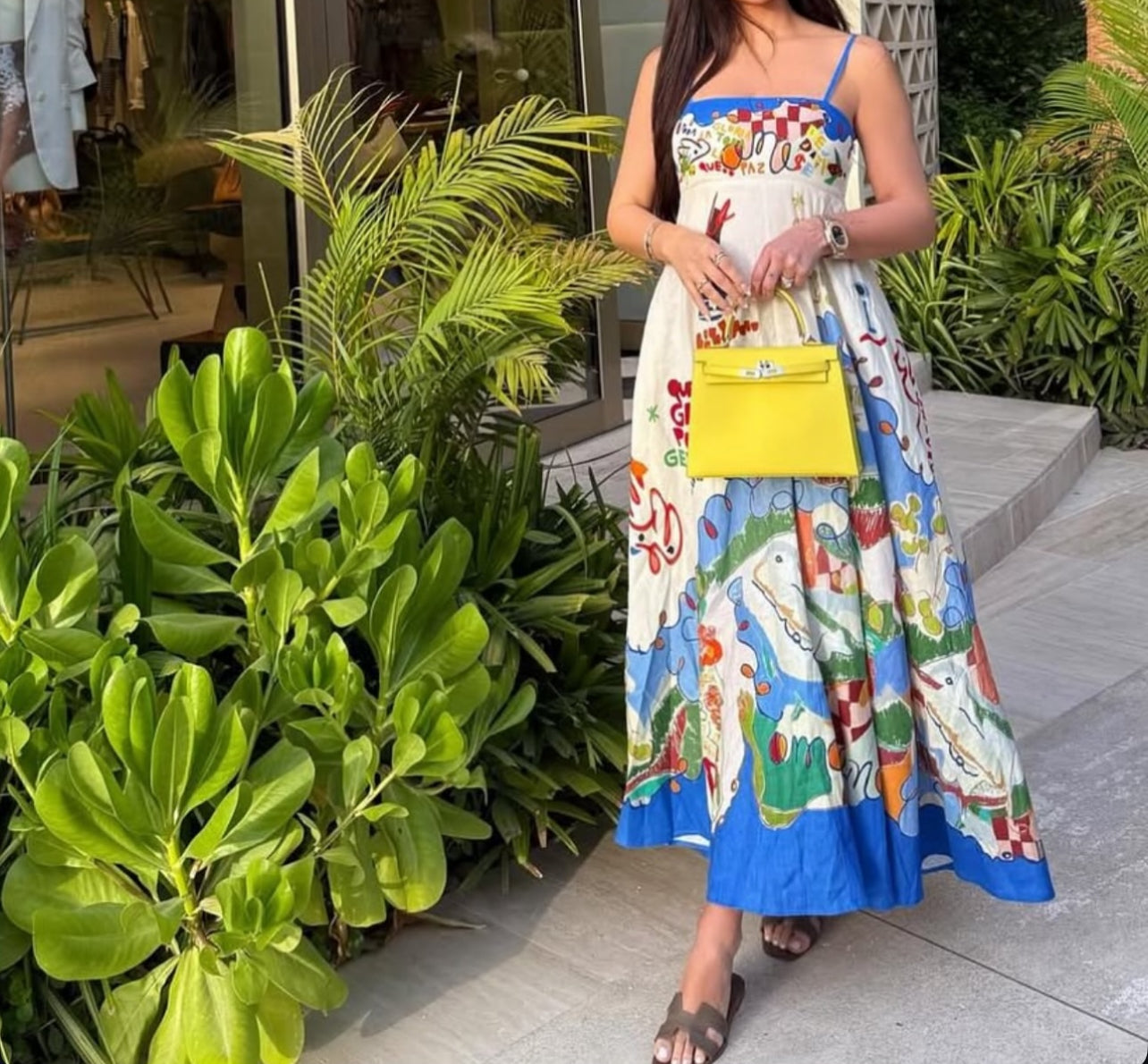 Summer Printed Maxi Dress