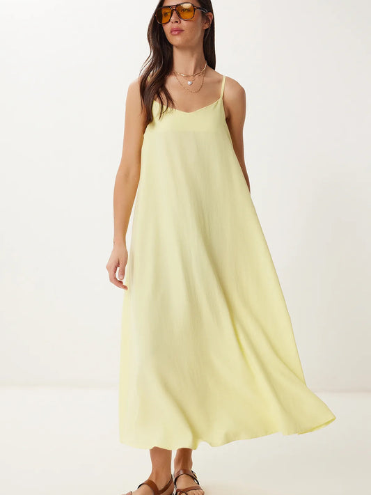 Midi Yellow Dress
