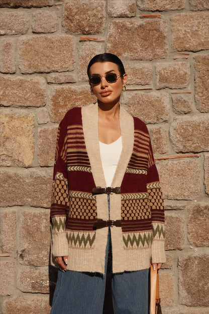 Burgundy colored Sweater